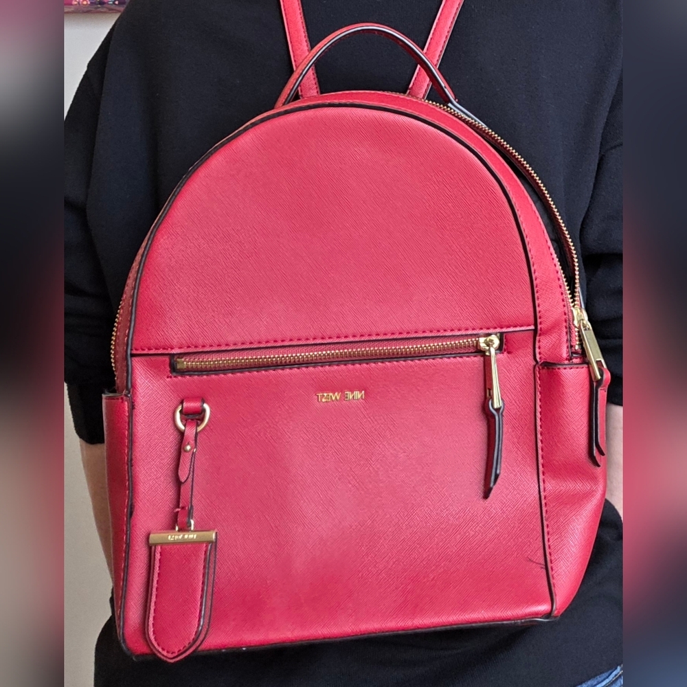 Nine West Red Backpack